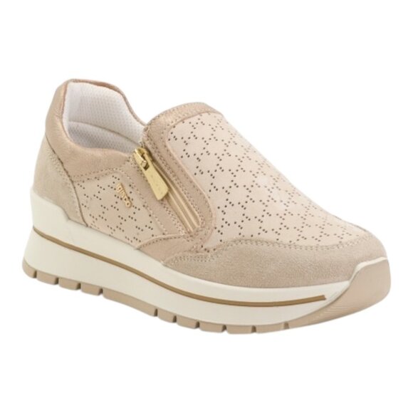 IGI&CO Made In Italy Suede Lateral Zip Sneakers size various color tan